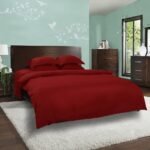 Plain Red Bedding Set