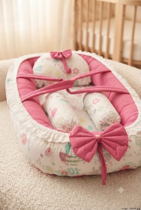 Leaf Design Baby Nest – 5 PCS