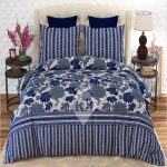 Flowers Colours Printed Bed Sheet With 2 Pillow Covers