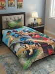 Fighter Characters Kids Bed Sheet
