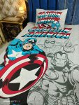 Batman Fighter Characters Kids Bed