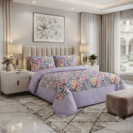 Lavender Garden Floral Print