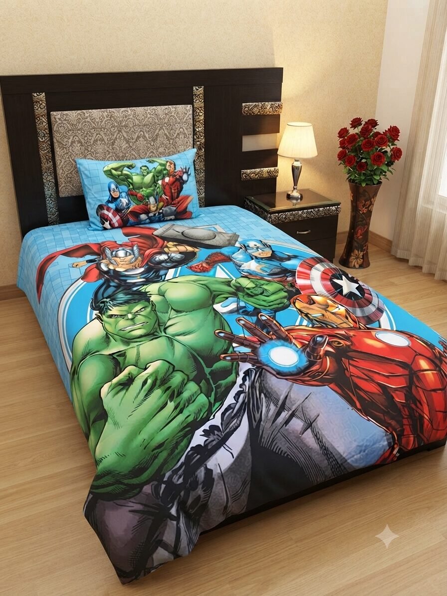 Avengers Assemble Action Bedding Set Avengers Assemble Action Bedding Set