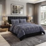 Elegant Floral Blue Sheet