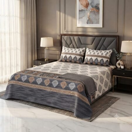 Floral Traditional Printed Bed Sheet