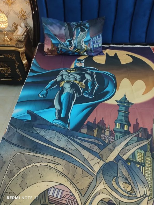 Batman Character Kids Bed Sheet