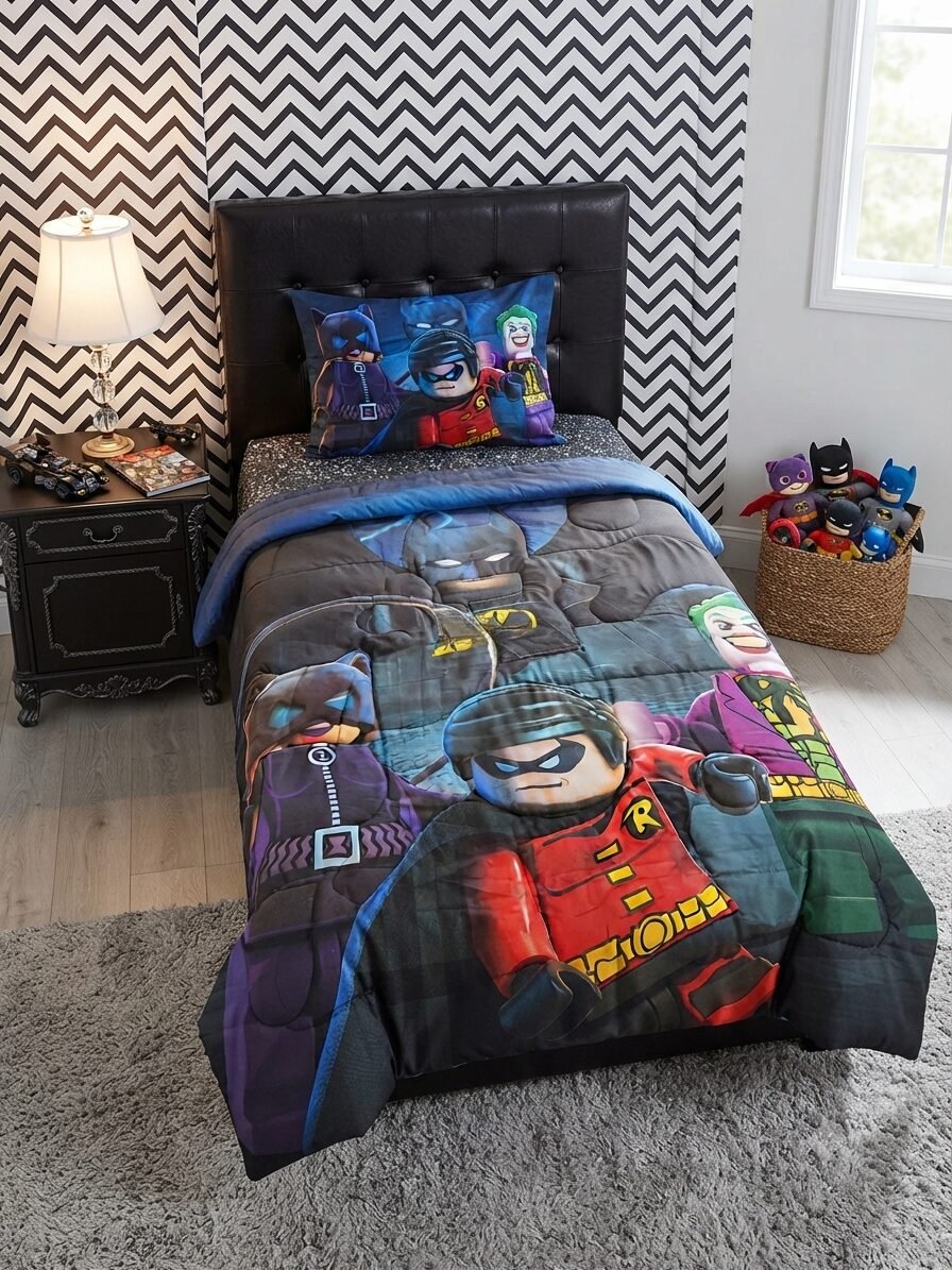 Lego Batman Hero Bedding Set Lego Batman Hero Bedding Set