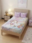 Unicorn Character Kids Bed Sheet