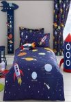 Rocket Character Kids Bedding