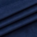 Plain Blue Velvet Curtains Premium Quality ( Set of 2 Pcs )