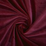 Plain Maroon Red Velvet Curtains Premium Quality ( Set of 2 Pcs ) (3)