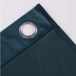 Plain Teal Green Velvet Curtains Premium Quality ( Set of 2 Pcs ) (3)