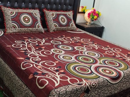 Fancy Jacquard Soti Bedsheet Design (10)