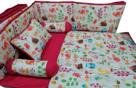 Baby Bumper Cot Set Design (35)