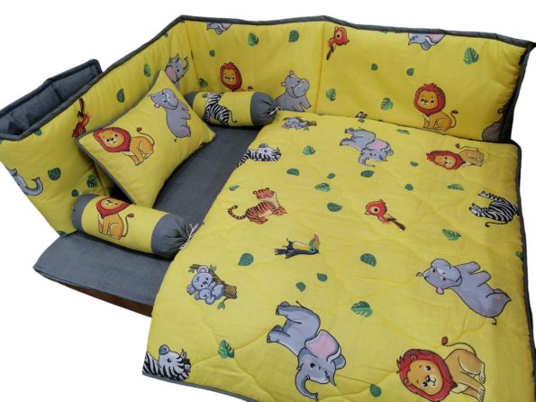 Baby Bumper Cot Set Design (40)