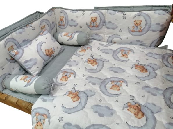 Baby Bumper Cot Set Design (48)