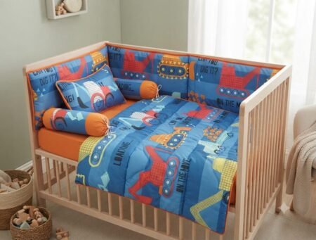 Construction Zone Baby Bedding Set