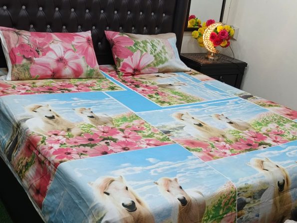 Cotton Printed Bed Sheet GN Design (18)