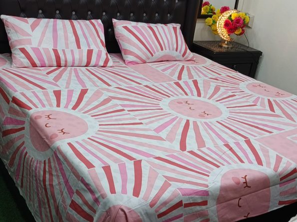 Cotton Printed Bed Sheet GN Design (19)