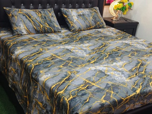 Cristal Cotton Printed Bed Sheet GN (22)