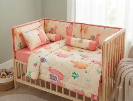 Little Llama Adventure Baby Cot Set