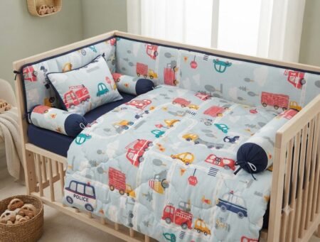 Little Rescue Heroes Baby Bedding Set