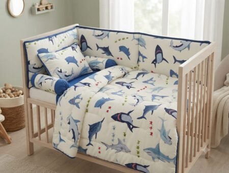 Ocean Sharks Baby Bedding Set