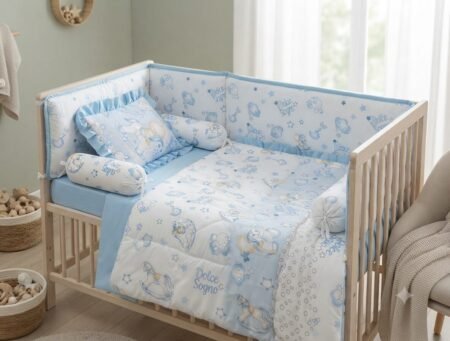 Sweet Dreams Blue Baby Bedding Set