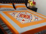 Printed Patchwork Embroidered Sheet Design (38)