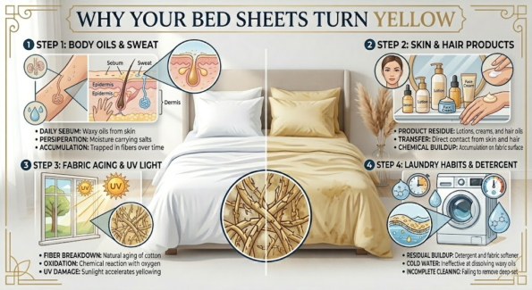 Why Bed Sheets Turn Yellow