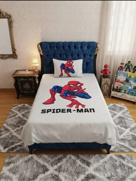 Boys' Favorite Spider-Man Printed Bed Sheet