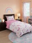 Magical Unicorn & Rainbow Kids Bed Sheet
