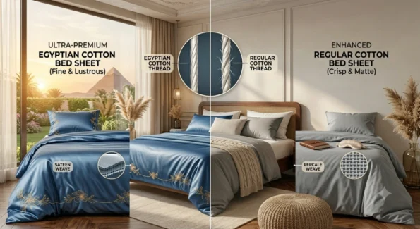 Difference Between Egyptian Cotton and Regular Cotton Bed Sheets