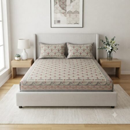 Traditional Indian Paisley Bed Sheet