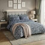 Blue Floral Bed Sheet