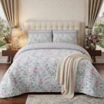 Flower Multi Color Printed Bed Sheet B