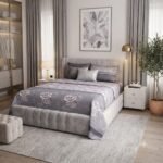 Vintage Grey Floral Premium Bed Sheet Set