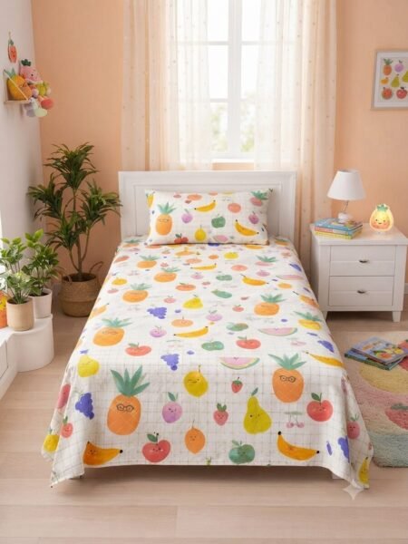 Furits Kids Bed Sheet