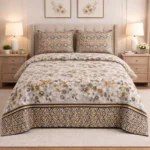 Modern Mustard & Grey Diamond Print Bedding