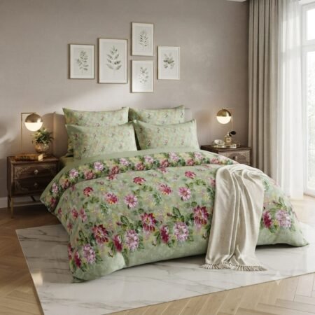 Vintage Floral Garden Bedding Set S