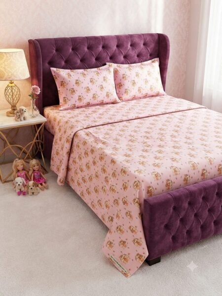 Barbie Princess Soft Fabric Bed Sheet