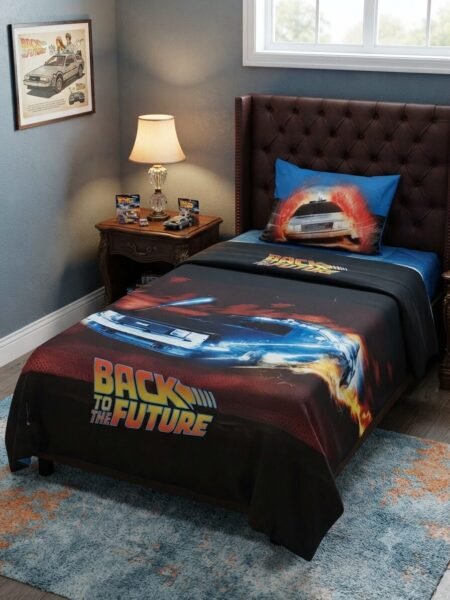 Car Character Kids Bed Sheet
