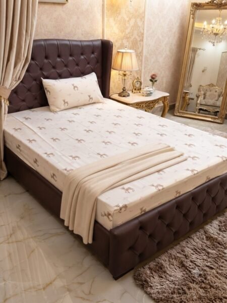 Cute Deer Theme Premium Cotton Bedding Set