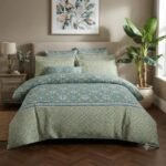 Classic Teal Geometric Print