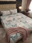 Dreamy Butterfly Wings Premium Bed Sheet