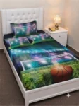 Kids Basketball Court Bed Set