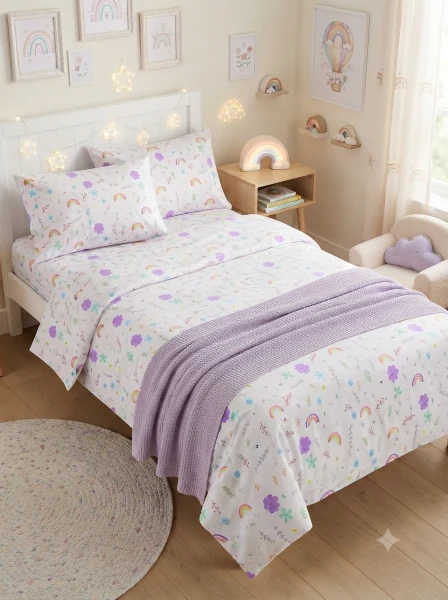 Little Garden Rainbow Sheet Set