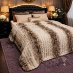 Premium Luxury Plush Blanket – Sandstone Marble