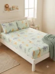 Safari Animals Printed Kids’ Bed Sheet Set