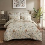 Soft Earthy Floral Bedding Set